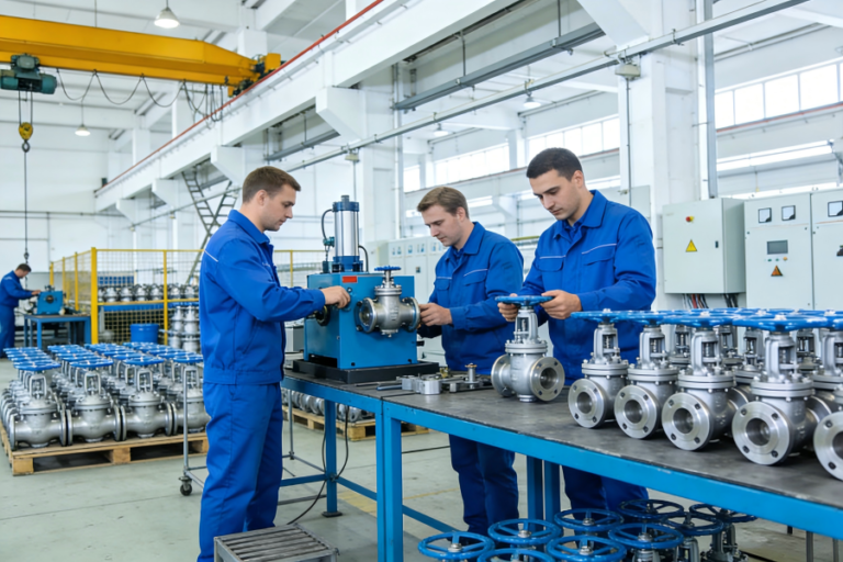 阀门行业工业场景生成3