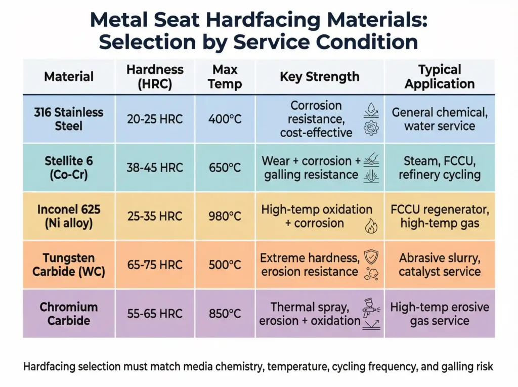 Vergleichstabelle von 5 Materialien für harte Oberflächen