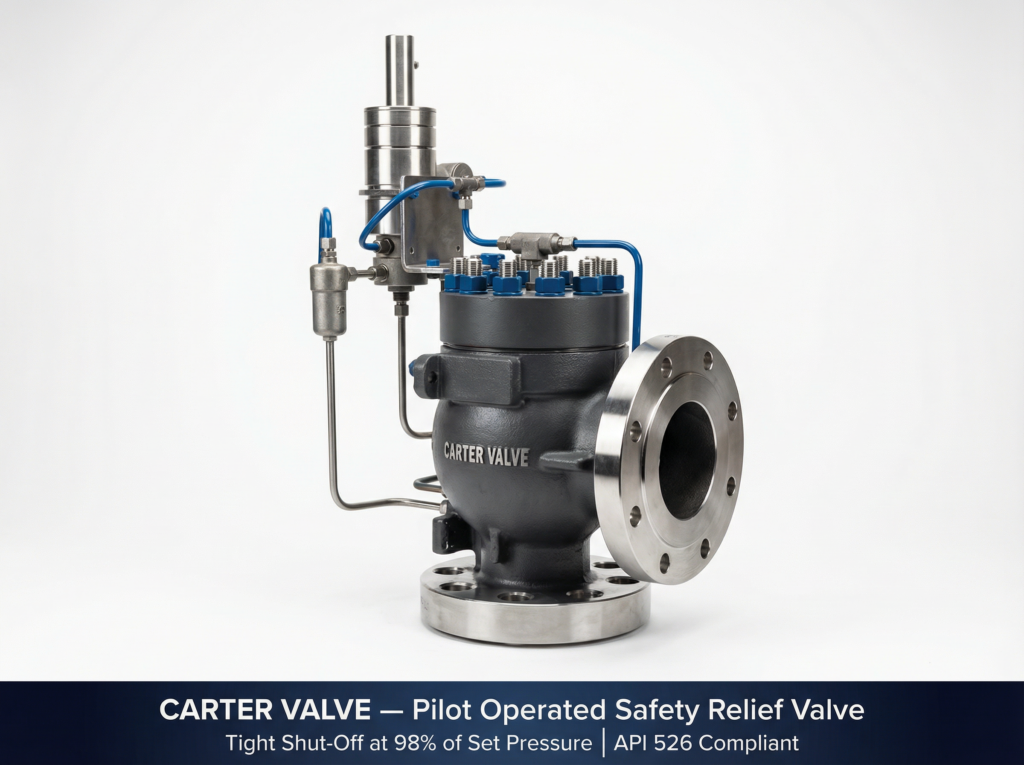 Carter Valve - Pilot Operated Safety Relief Valve