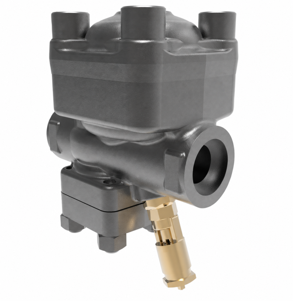 High-Capacity Piston-Operated Steam Trap