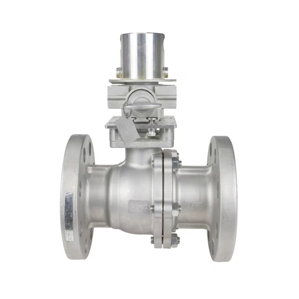 Flanged Ball Valve with Locking Device