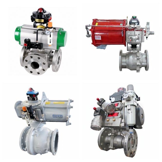 Pneumatic Actuated Ball Valve