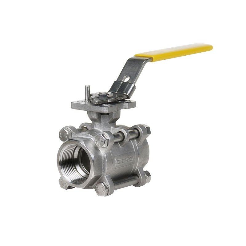 Three-Piece Screwed End Ball Valve