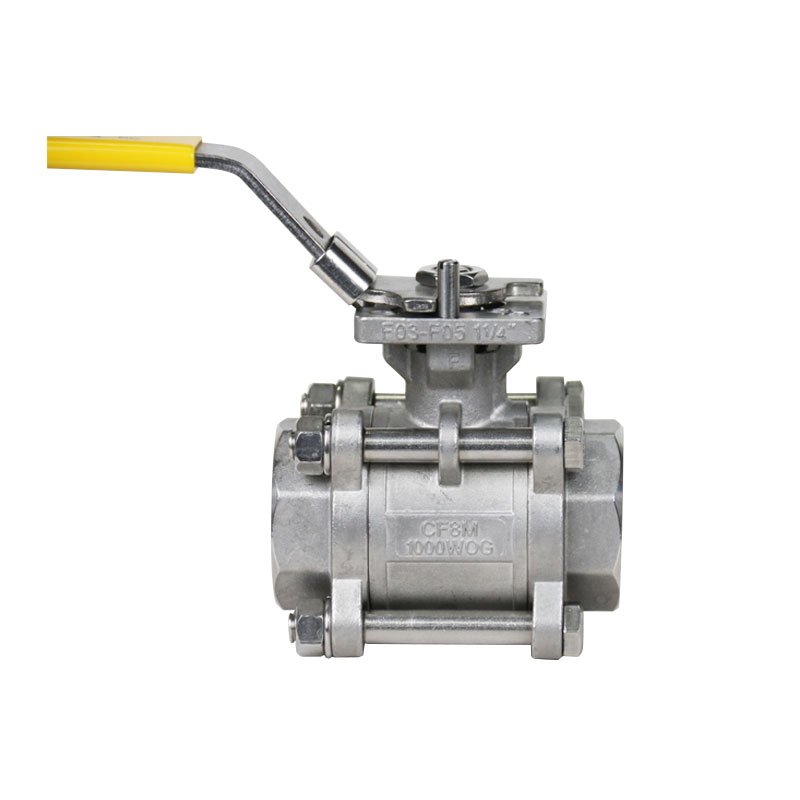 Three-Piece Screwed End Ball Valve