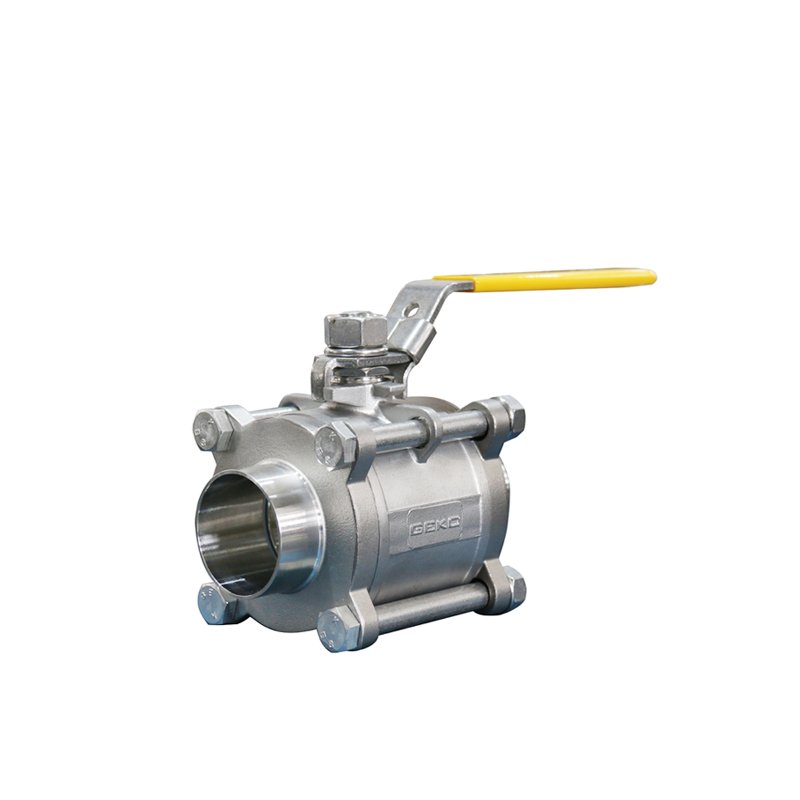 Stainless Steel Three-Piece Welded End Ball Valve